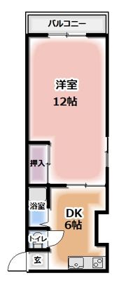 発春八坂ハイツの間取り画像