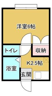 パレスウエストの間取り画像
