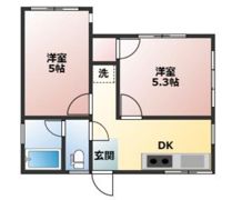 一王山マンションの間取り画像
