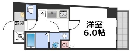 U-ro玉造Ⅱの間取り画像