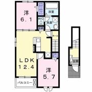 鳥羽町アパート（028838001）の間取り画像