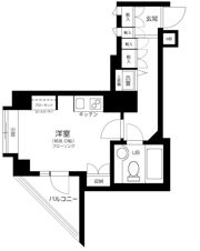 アルカーデンシティリンクス新宿の間取り画像