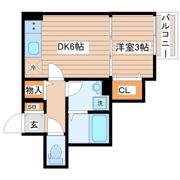 シャンテ富沢の間取り画像