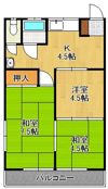 西田ビルの間取り画像