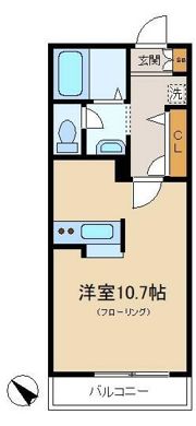 シャトルスサキの間取り画像