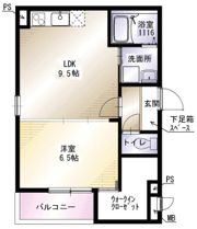 フジパレス上神田Ⅲ番館の間取り画像