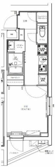GENOVIA学芸大学の間取り画像