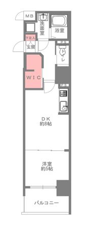 サムティ江戸堀ASUNTの間取り画像