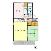 レイクサイドヒル B棟の間取り画像