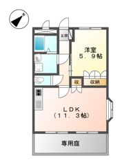 ライトニング南方の間取り画像