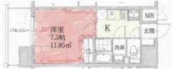 ArtizA都島の間取り画像