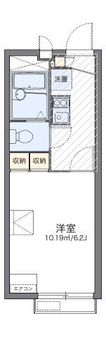 レオパレスコートリバーⅢの間取り画像