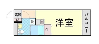 エルフ豊中の間取り画像