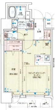 アドバンス西梅田フォルンの間取り画像