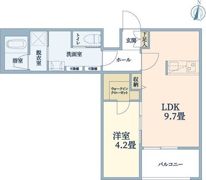 ウェルスクエア江坂Ⅱの間取り画像