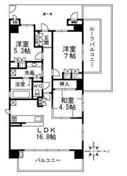 ブランズあびこの間取り画像
