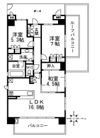 ブランズあびこの間取り画像