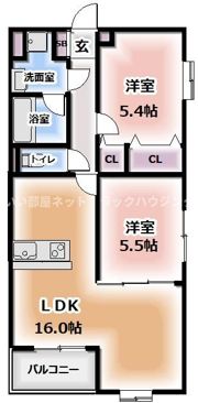 グランデールの間取り画像