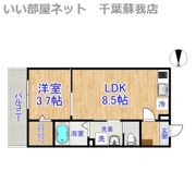 Ajour蘇我06の間取り画像