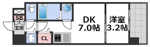 リヴェント難波サウスの間取り画像