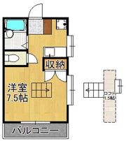 ハイネス枝光A棟の間取り画像