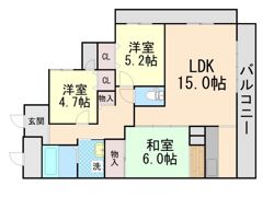 スプリングヒルズの間取り画像
