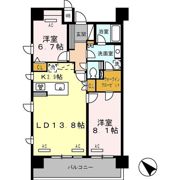 ロイヤルパークス豊洲の間取り画像