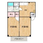 シティハイツ加茂の間取り画像