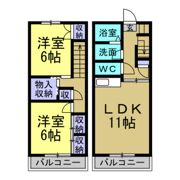 メゾン江園の間取り画像
