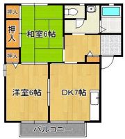 サニースロープKの間取り画像