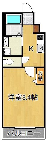 ファーストアベニュー陣原の間取り画像