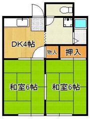パナハイツフジモトの間取り画像