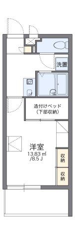 レオパレスコーラルアイルの間取り画像