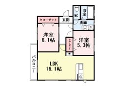ヴァンベール中井の間取り画像