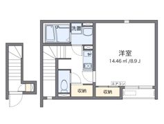 クレイノ向日葵 レジデンスの間取り画像