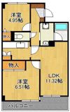 サンヒルズ高野の間取り画像