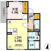 アバンティ宮町の間取り画像