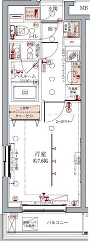 クレヴィスタ板橋志村の間取り画像