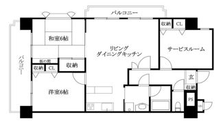 ライオンズガーデン姫原の間取り画像