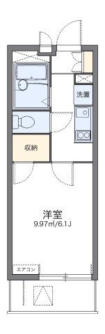 レオパレスハピネスオリーブの間取り画像