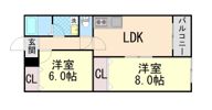 クレセル利倉東Ⅰの間取り画像