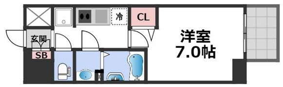 ファステート大阪城東グリッジの間取り画像