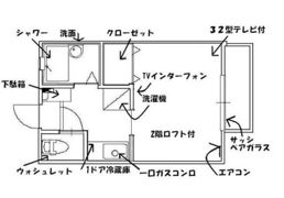 アズーロ高峰の間取り画像