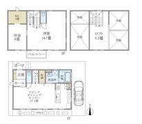 貸家 杉並区下井草の間取り画像