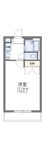 レオパレスドリームスペースの間取り画像