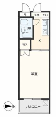 ハイタウン横浜の間取り画像