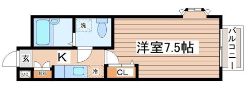 コーポマリーナの間取り画像
