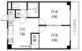 岩瀬マンション(イワセマンション)の間取り画像