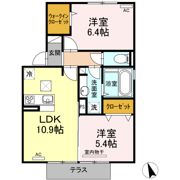 サンシャイン永添Bの間取り画像
