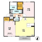 ボナール Aの間取り画像